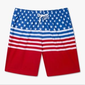 Chubbies Men’s Swim Trunks - American Flag